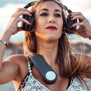 BassMe - Caisson de Basse Personnel pour Musique, Jeux Vidéo ou VR, Bluetooth, Noir - Simple Boutique