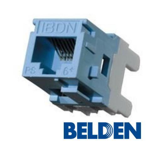 Belden AX101071 Connecteur MDVO Cat6 RJ-45 Punch Type 110 Femelle Bleu - Simple Boutique