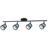 Beldi 1088-TR4 - Rail D'éclairage 4 Lumières de la Collection Baltimore, 32.3'' X 7.9'', Noir  - Liquidation Vente Finale - Simple Boutique