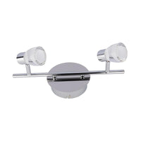 Beldi 26101-TR2  - Rail D'éclairage 2 Lumières de la Collection Tasman,  14'' X 5.5'', Argenté - Simple Boutique