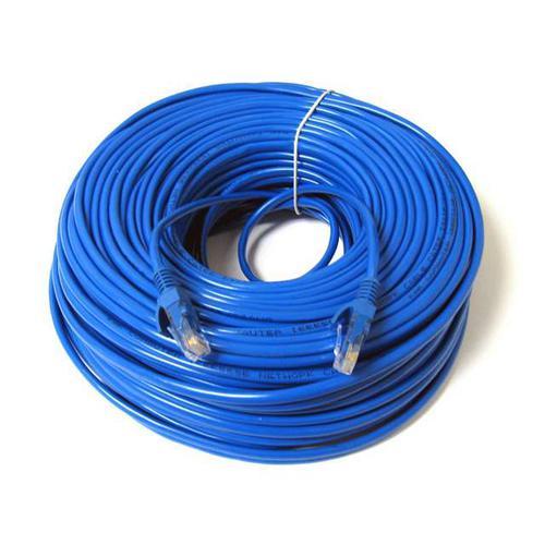 Belkin Câble ethernet réseau Cat5e RJ-45 100pi Bleu - Simple Boutique