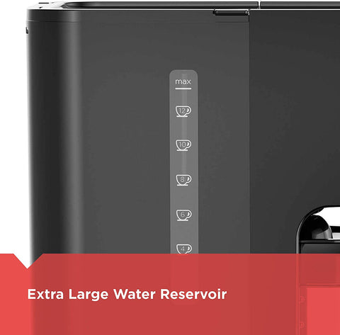 Black + Decker Cafetière Programmable avec une Capacité de 12 Tasses, Acier Inoxydable