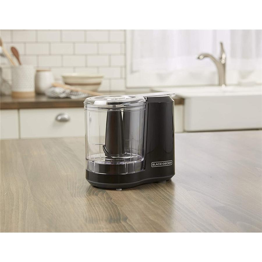 Black + Decker - Hachoir One Touch avec une Capacité de 3 Tasses, 175W, Noir - Simple Boutique