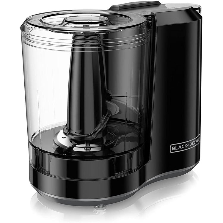 Black + Decker - Hachoir One Touch avec une Capacité de 3 Tasses, 175W, Noir - Simple Boutique