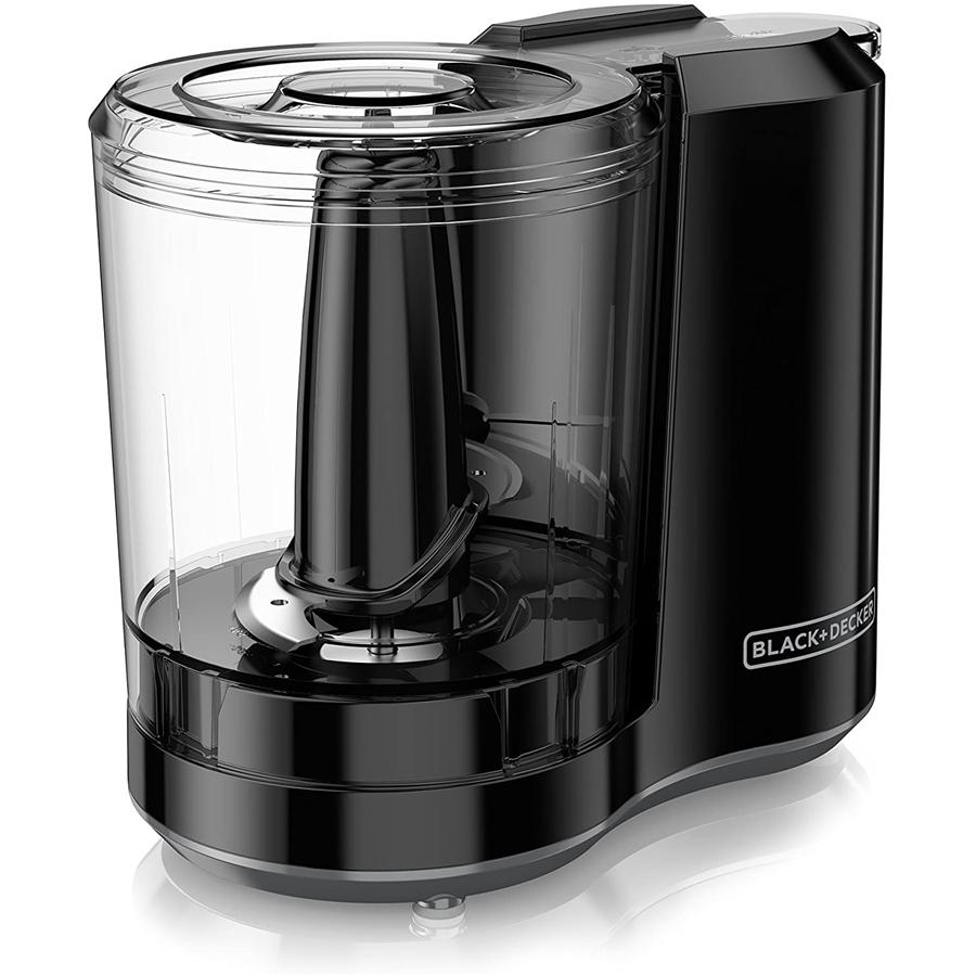Black + Decker - Hachoir One Touch avec une Capacité de 3 Tasses, 175W, Noir - Simple Boutique
