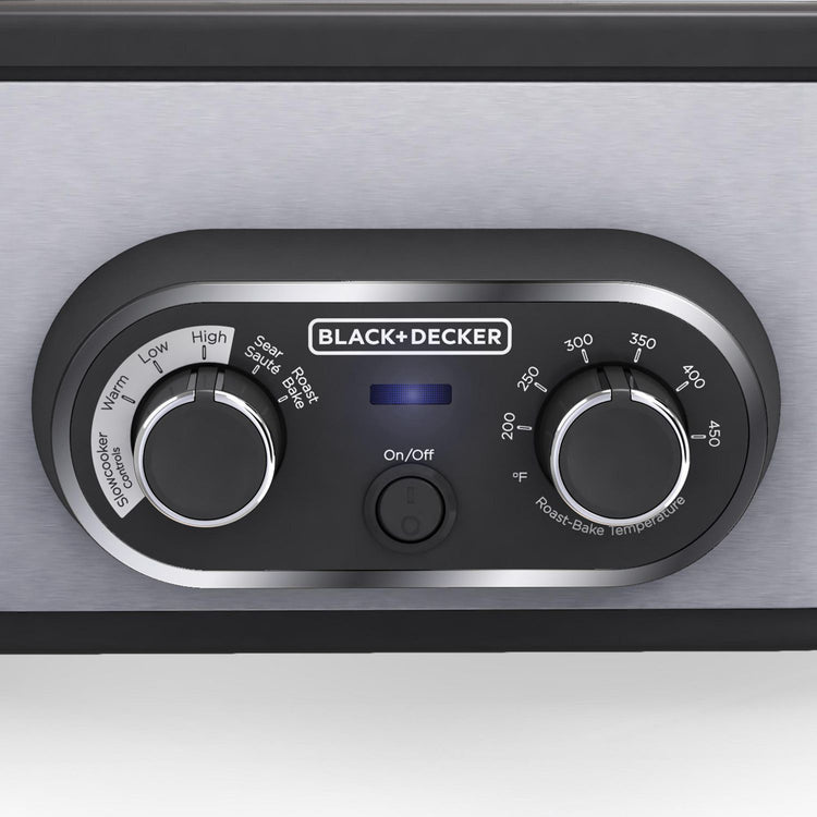 Black + Decker - Multi-Cuiseur avec Marmite Amovible, Acier Inoxydable - Simple Boutique