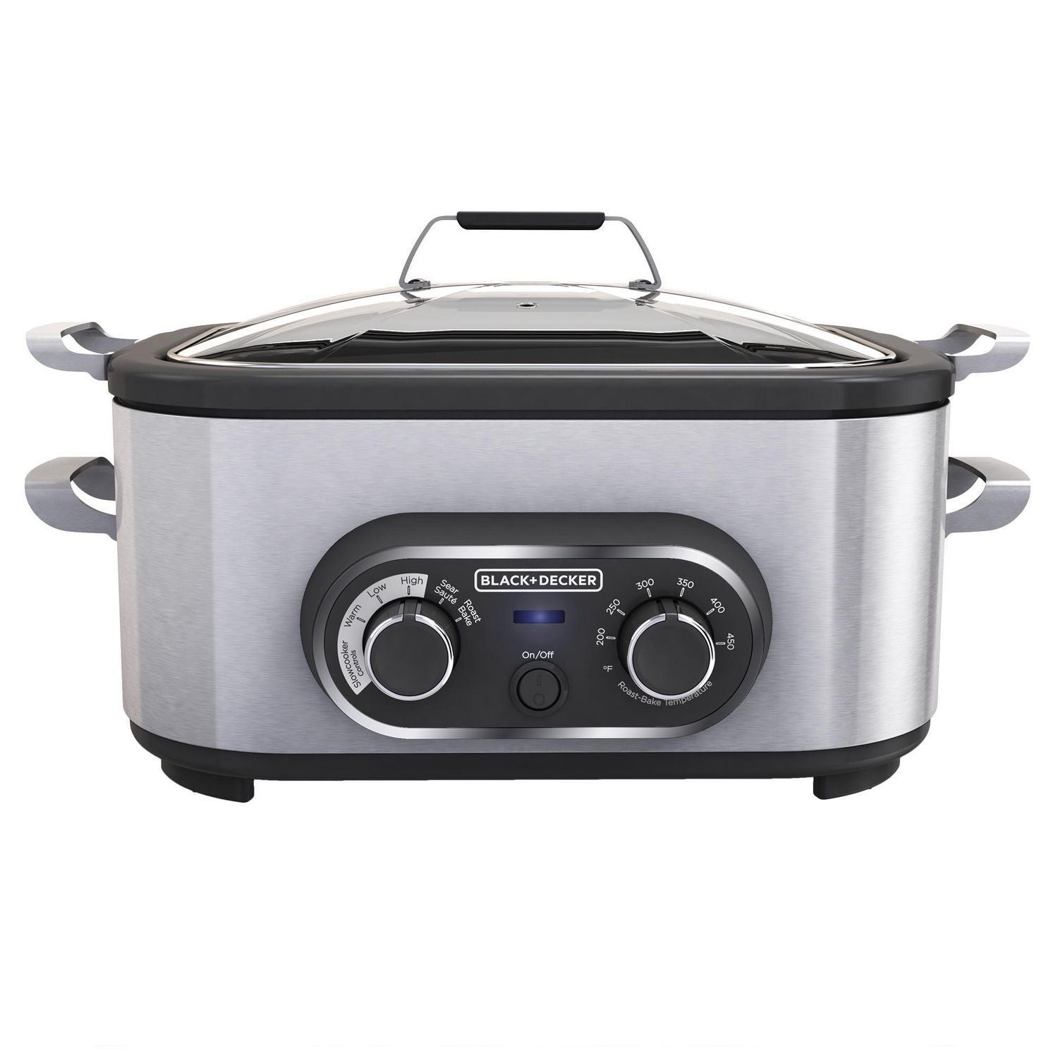 Black + Decker - Multi-Cuiseur avec Marmite Amovible, Acier Inoxydable - Simple Boutique