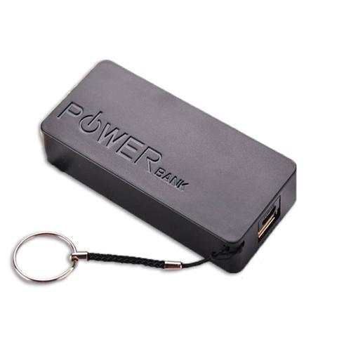Bloc d'alimentation mobile Powerbank de 5600mAh Lithium Noir - Simple Boutique