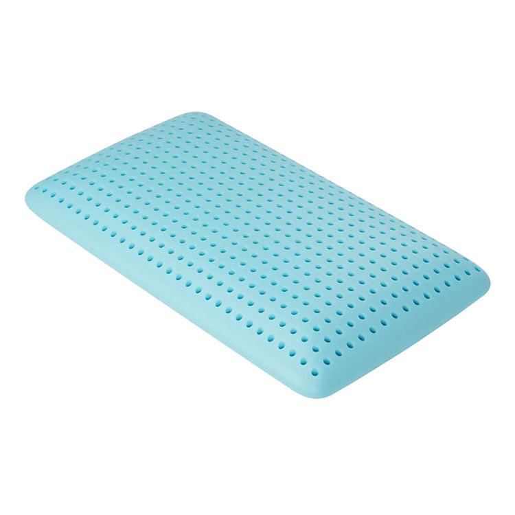 Blu Sleep - Oreiller Ice Gel en Mousse de Gel Super Respirant avec Housse, Grandeur Queen Profil Haut - Simple Boutique