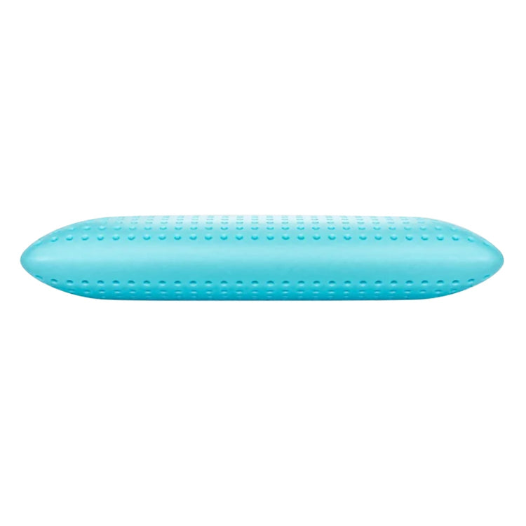 Blu Sleep - Oreiller Ice Gel en Mousse de Gel Super Respirant avec Housse, Grandeur Strandard Profil Bas - Simple Boutique