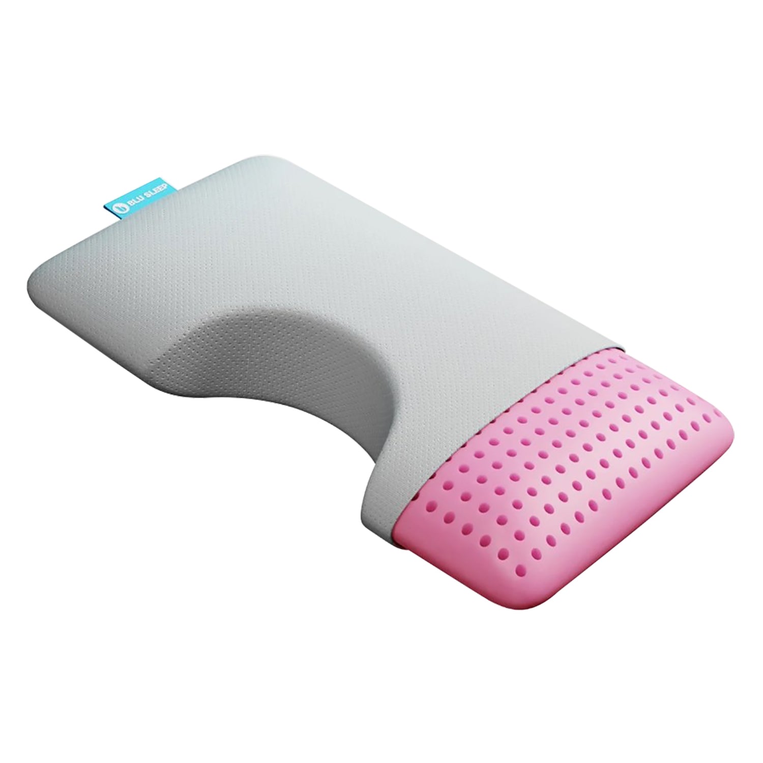 Blu Sleep - Oreiller Lavender Frost en Mousse de Gel avec Housse, Infusé de Lavende, Grandeur Queen pour Dormeur Latéral - Simple Boutique