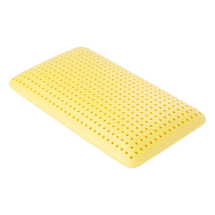 Blu Sleep - Oreiller en Mousse Mémoire Chamo avec Housse, Infusé de Camomille, Grandeur Queen Profil Haut - Simple Boutique