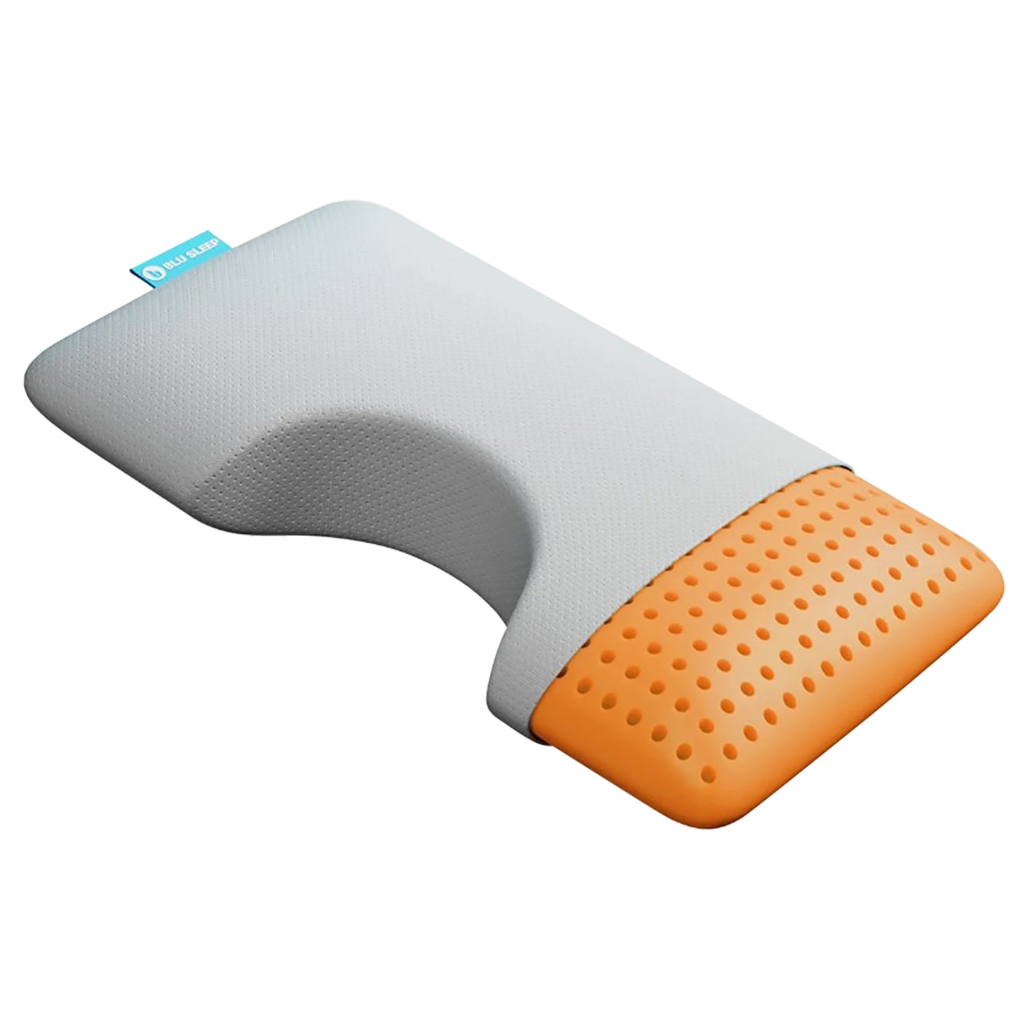 Blu Sleep - Oreiller en Mousse Mémoire Vitalité avec Housse, Infusé de Soja, Grandeur Queen pour Dormeur Latéral - Simple Boutique