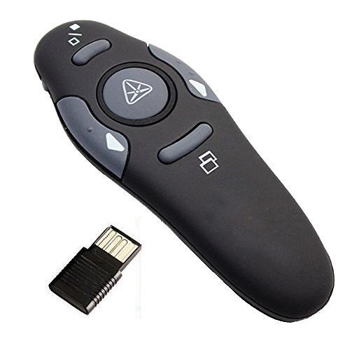 Bluebeach Présentateur Sans Fil Professionnel Avec Pointeur Laser USB 2.4 Ghz
