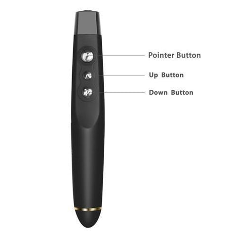 Bluebeach Présentateur Sans Fil Professionnel Avec Pointeur Laser USB Avec Étui