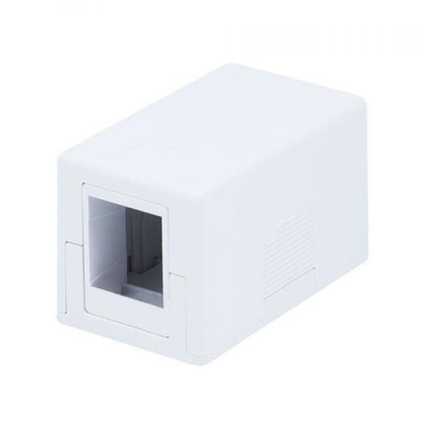Boîte murale de surface Keystone blanche 1 ouverture - Version Étroite - Simple Boutique