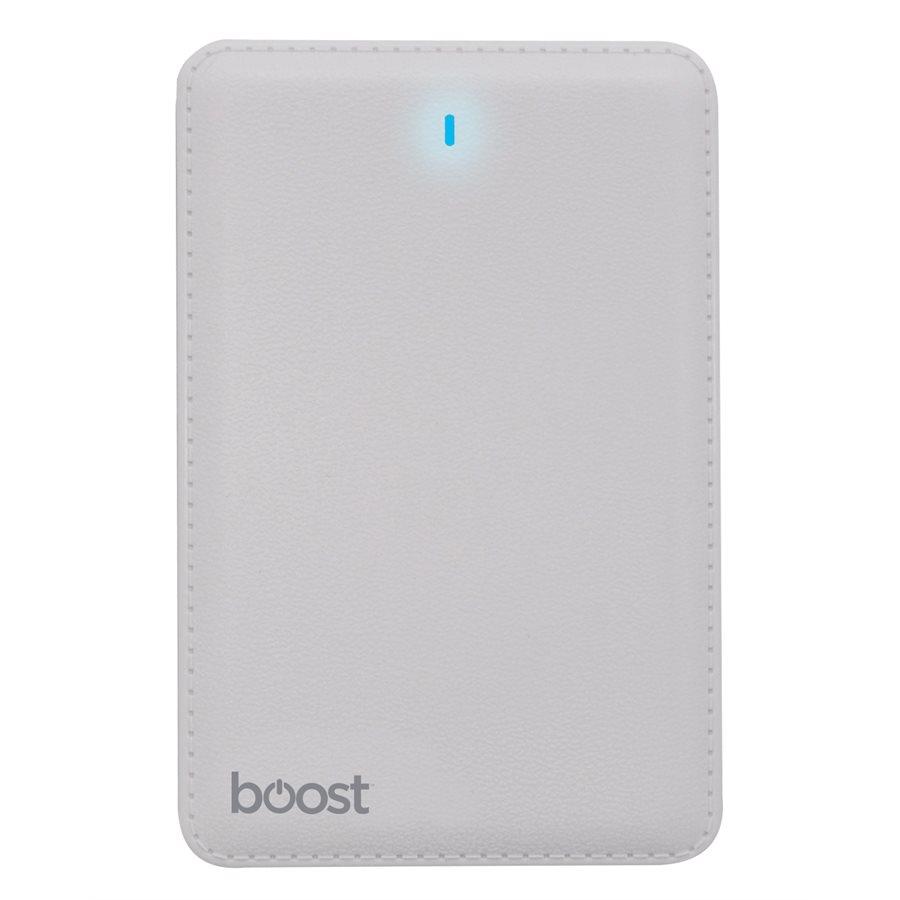 Boost BPB350 - Banque d'alimentation de 4000 mAh avec Adaptateur Lightning, Blanc - Simple Boutique
