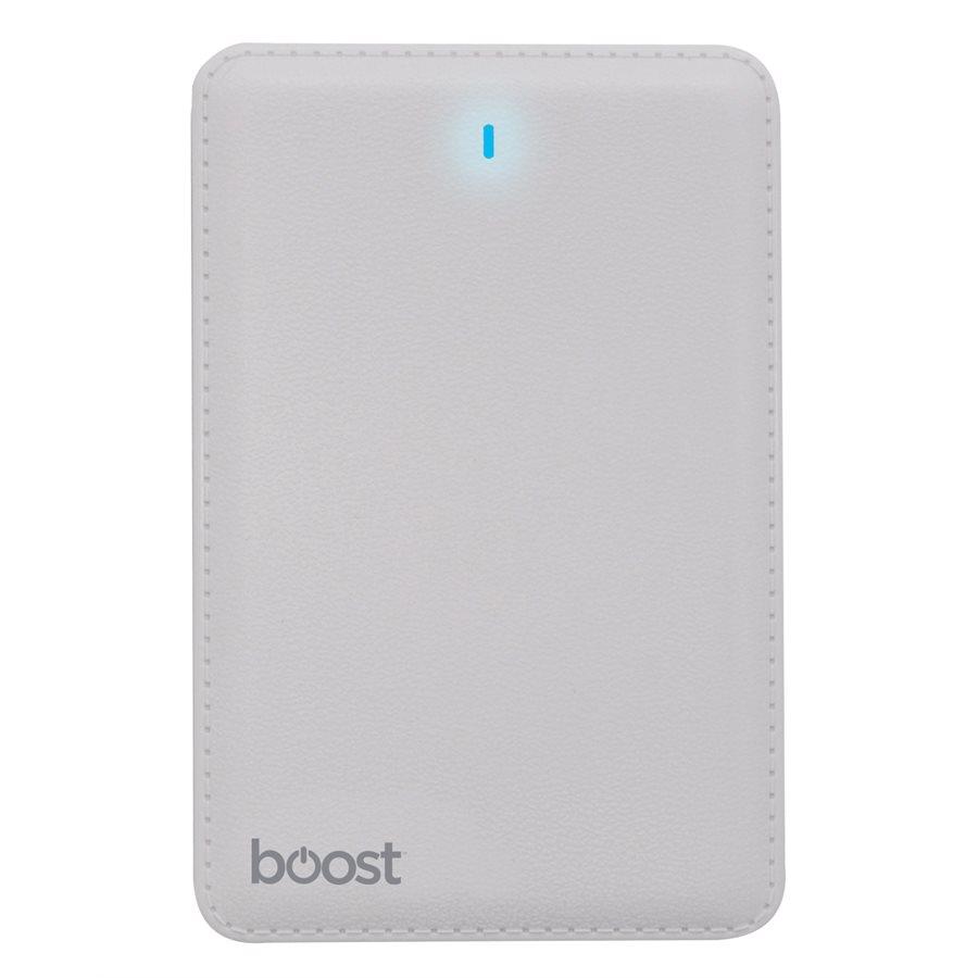Boost BPB350 - Banque d'alimentation de 4000 mAh avec Adaptateur Lightning, Blanc