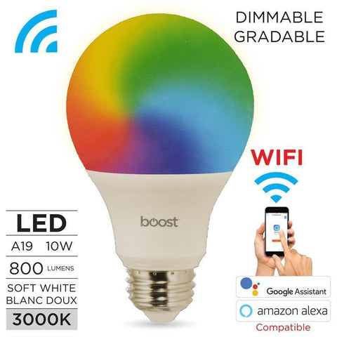 Boost BSMB813 Ampoule Intelligente Smart LED Gradable Blanc + Couleurs