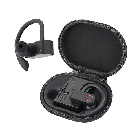 Boost TWSB700 - Écouteurs Bluetooth Type Suspendue à l'oreille, Sans Fil TWS avec Étui de Recharge à Fermeture Éclair & Microphone