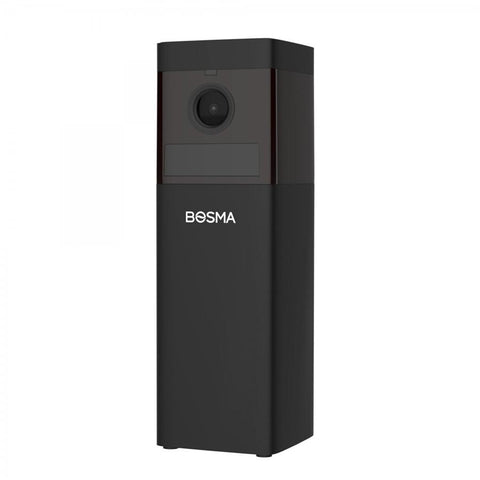 Bosma - Caméra de Sécurité Intérieur X1, 1080P, Vision Nocturne et Détection des Mouvements, Noir
