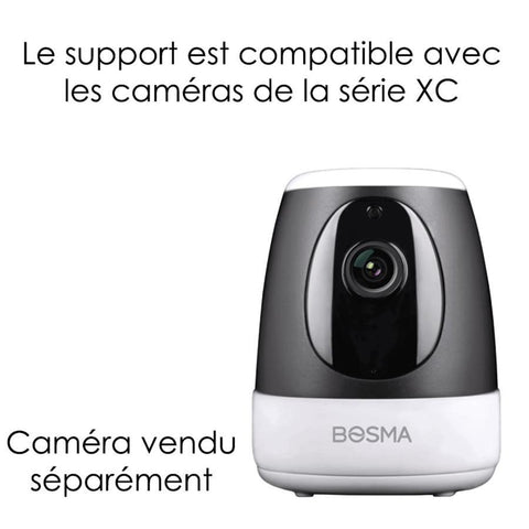 Bosma - Support Mural pour Caméra de Sécurité de la Série XC, Blanc