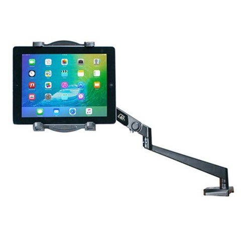 CTA Digital - Support de Table avec Bras Extensible pour Tablette de 7 à 12 Pouces, Noir