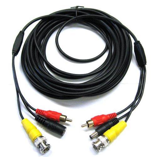 Câble BNC pour caméra de sécurité avec DC & Audio 3 en 1 - 50 pi - Simple Boutique