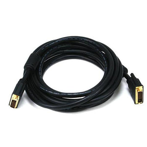 Câble DVI-D Dual Link mâle/mâle 15 pieds 28 AWG avec ferrites - Simple Boutique