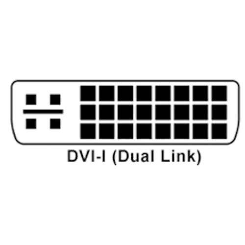 Câble DVI-I Dual Link mâle/mâle 6 pieds noir - Simple Boutique