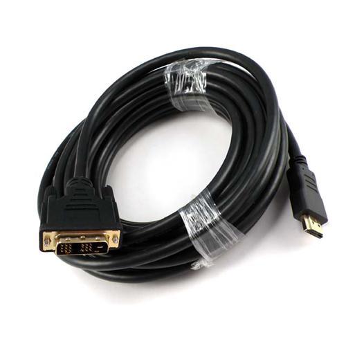 Câble DVI à HDMI mâle 15 pieds compatible 1080p v1.3b