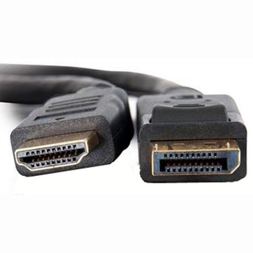 Câble Displayport mâle à HDMI mâle noir 6 pieds - Simple Boutique