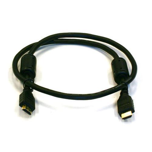 Câble HDMI à HDMI mâle 1.5 pieds compatible 1080p v1.3b ferrites