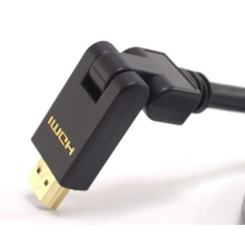 Câble HDMI v1.4 compatible 3D Ethernet 1080p 15pi Tête articulée - Simple Boutique