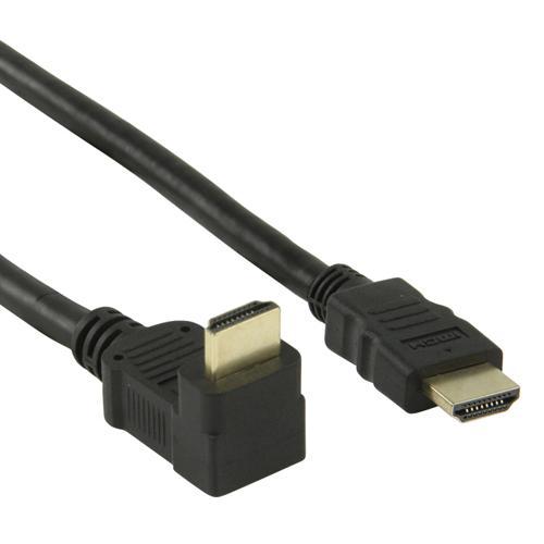 Câble HDMI v1.4 compatible 3D et Ethernet 1080p 12 pi ANGLE 90 - Simple Boutique