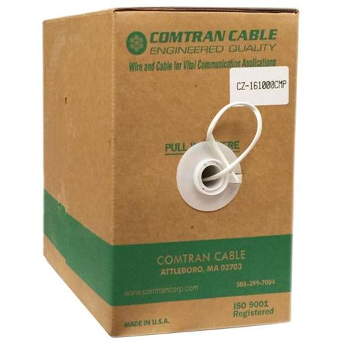 Câble Haut-Parleur In-Wall FT6 CMP Plenum CL3P OFC UL 16 AWG En Boite 1000Pi Blanc - Simple Boutique