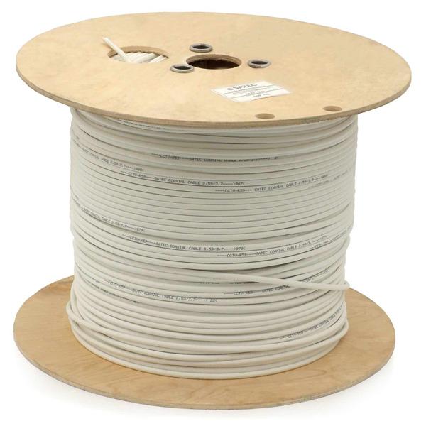 Câble Haut-Parleur In-Wall FT6 CMP Plenum CL3R OFC UL 14 AWG En Spool 1000Pi Blanc - Simple Boutique