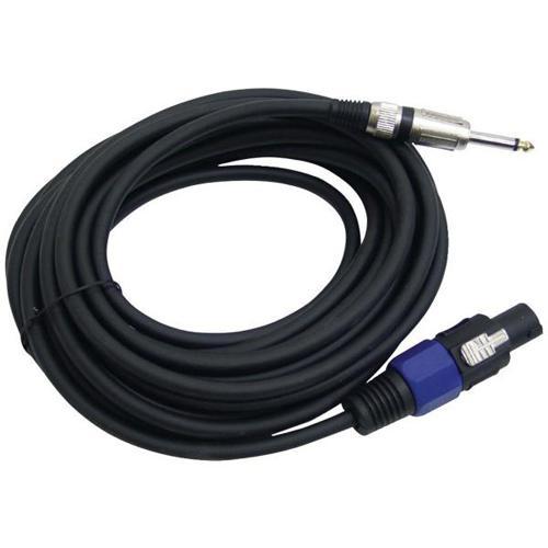 Câble Haut-Parleur Professionnel 1/4 Jack M à Speakon F - 50pi - Simple Boutique