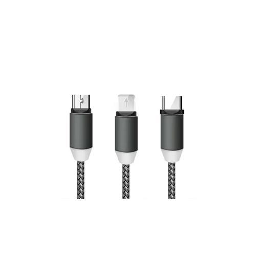 Câble Magnétique 3 En 1 Micro USB Lightning Type C Pour Android Ou Apple - Simple Boutique