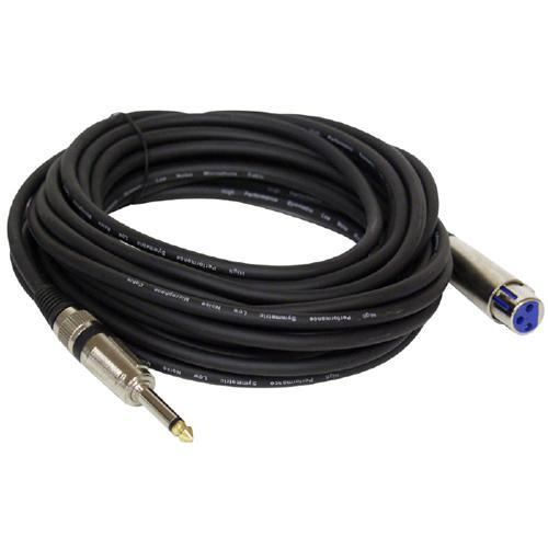 Câble Microphone Professionnel 1/4 Jack Mâle à XLR femelle 15pi - Simple Boutique