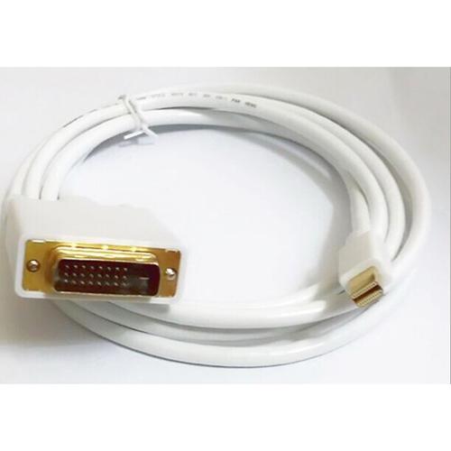 Câble Mini DisplayPort (Thunderbolt) à DVI-I DL Blanc 3M / 9.84'