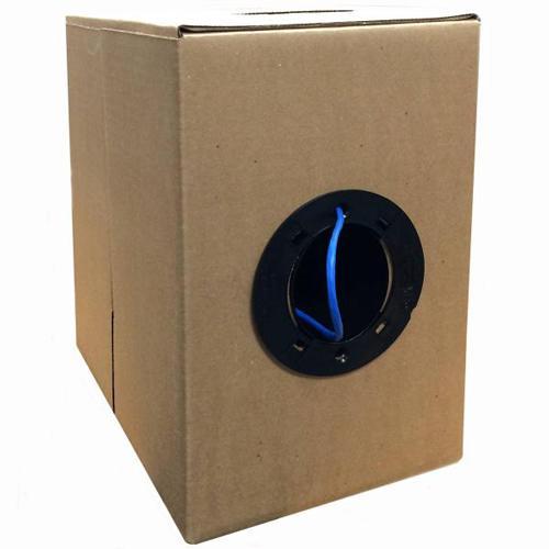 Câble Réseau Cat5e UTP FT6/CMP cUL Solid Plenum Bleu 500' - Simple Boutique