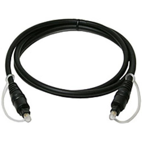Commercial Electric Câble audio numérique à fibre optique noir