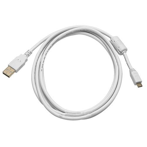 Câble USB 2.0 connecteur A Mâle à Micro USB 3 pi Blanc ferrite - Simple Boutique