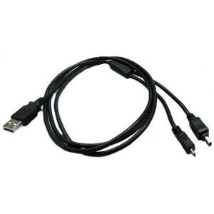Câble USB 2.0 connecteur A Mâle à Mini USB 5pin + Micro USB 6 pi - Simple Boutique