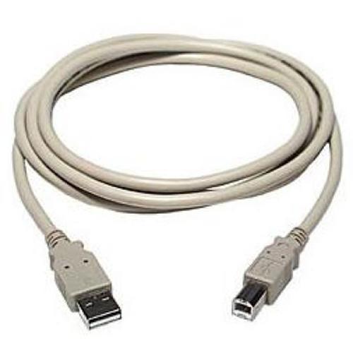 Câble USB 2.0 connecteurs A/B Mâle/Mâle 10 pieds Blanc