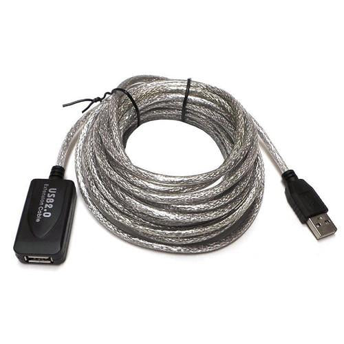 Câble USB 2.0 extension connecteurs A Mâle/Femele 50 pi ACTIF - Simple Boutique