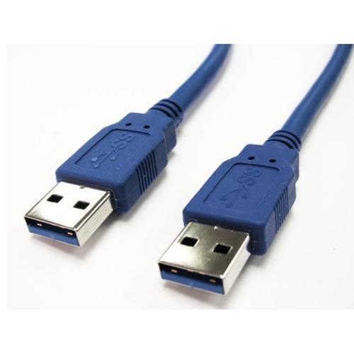 Câble USB 3.0 Mâle A à Mâle A Bleu  15 pieds