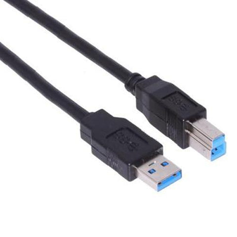 Câble USB 3.0 Mâle A à Mâle B Noir 10 pieds