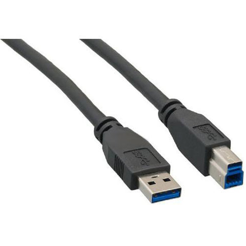Câble USB 3.0 Mâle A à Mâle B Noir 20 pieds